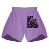 Girls Flowy Overlay Shorts Thumbnail