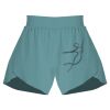 Ladies Flowy Overlay Shorts Thumbnail