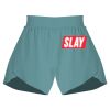 Ladies Flowy Overlay Shorts Thumbnail