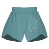 Ladies Flowy Overlay Shorts Thumbnail