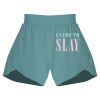 Ladies Flowy Overlay Shorts Thumbnail