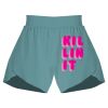 Ladies Flowy Overlay Shorts Thumbnail