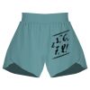 Ladies Flowy Overlay Shorts Thumbnail