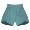 Ladies Flowy Overlay Shorts Thumbnail